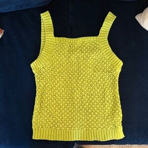 J. Crew Vibrant Knit Tank Top - Yellow